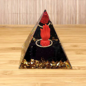 <span class=keywords><strong>Pyramide</strong></span> de méditation de haute qualité bébé bouddha sculptures en cristal résine artisanat <span class=keywords><strong>pyramide</strong></span> en cristal - Product Image 5