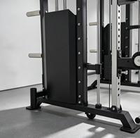 Rack de musculation multifonction robuste avec pile de poids intégrée, station multi-exercices et poulie à câble, équipement de fitness pour salle de sport