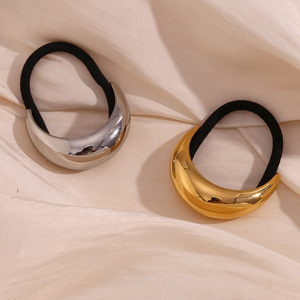 Accessori per capelli moda 2025 con design minimamente progettato per capelli 316L acciaio inossidabile 18K PVD in <span class=keywords><strong>oro</strong></span> orecchino a forma di luna molletta per capelli - Product Image 5