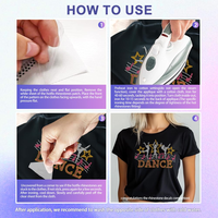 Strass thermocollants durables et résistants à l'eau, pierres de cristal Dancer Star à forte adhérence pour vêtements de scène, sacs et accessoires de couture