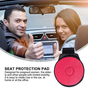 Coussin de siège souple 40 cm, rotation à 360 degrés, housse de siège de voiture, tapis de bureau à domicile, tapis de voiture, aide à la mobilité pour personnes âgées et femmes enceintes - Product Image 4