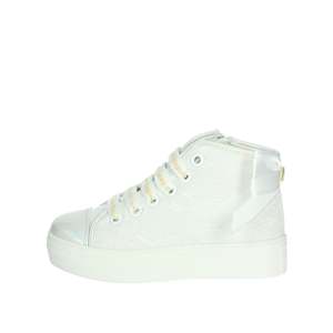 Zapatillas Laura Biagiotti Love para Niñas, Blancas, de Lona, con Caña Alta, Modernas - Product Image 1