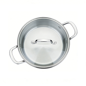 Juego de 10 Piezas de Utensilios de Cocina de Acero Inoxidable de 3 Capas, Exterior Pulido, Ollas y Sartenes Aptas para Lavavajillas, Horno y Todo Tipo de Estufas, para Cocina Casera - Product Image 6