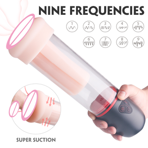 Masseur et masturbateur automatiques de pompe de pénis de jouet sexuel des hommes pour le meilleur ami de l'homme d'agrandissement masculin - Product Image 2