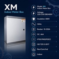 Boîtier de distribution personnalisable pour tableau de mesure triphasé XM 400V, norme IP40 GB 7251.3, pour les développeurs immobiliers (vente en gros)