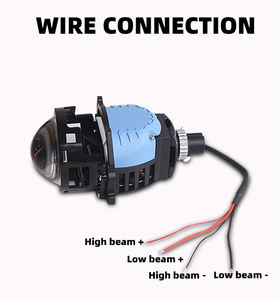 Sanvi S9 <span class=keywords><strong>pro</strong></span> alta potencia 5500K lámpara <span class=keywords><strong>Bi</strong></span> LED proyector lente coche Luz - Product Image 5