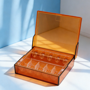 Customizable Portable Plastic Pill Organizer Waterproof Medical Case for Liquid Ampoules and Vials Includes Labeling