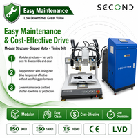 Machine de distribution de colle thermofusible CNC à 3 axes pour banc de travail, avec réservoir, commande indépendante, double valve et grande capacité