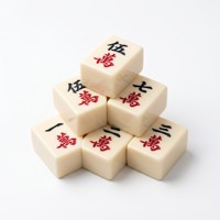 Ensemble de Mahjong Classique Moderne en Acrylique de Luxe, Jeu de Société Traditionnel Chinois pour la Famille, Écologique et de Style Ancien