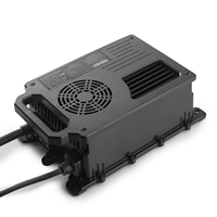 Chargeur de batterie haute fréquence LNLEE 24V 60A 3300W pour chariot élévateur électrique, chargeur de batterie de traction LLC, chargeur résonant