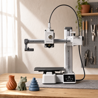 Printer 3D FDM Bamboo Lab A1 Mini Kecepatan Tinggi dengan Leveling Otomatis, Ringkas, dan Pencetakan Multiwarna untuk Proyek DIY, Pendidikan di Rumah