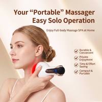 Brosse de massage chauffante vibrante portative pour le corps, outil de massage électrique domestique pour le massage quotidien multi-zones