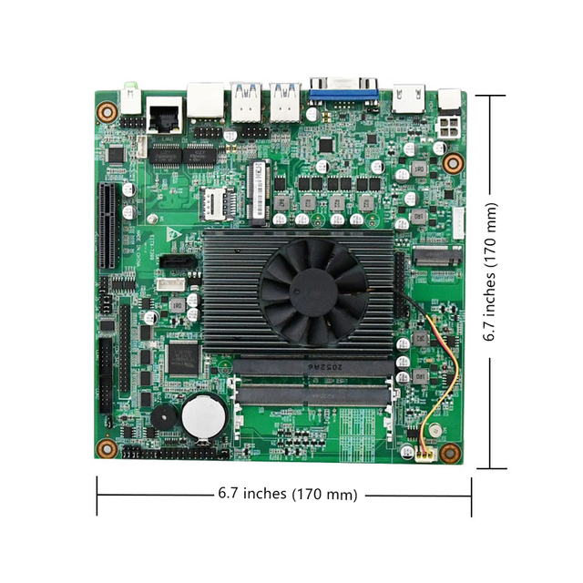 New Intel Computer Motherboard Firewall 64GB DDR4 ITX Form Factor SATA Double Channel Ethernet Server/Workstation