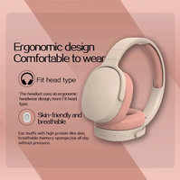 Headset Gaming Nirkabel LED Dinamis P2961, In-Ear, On-Ear, Over-Ear, Bass Kuat Tahan Lama, Head-Mounted untuk DJ