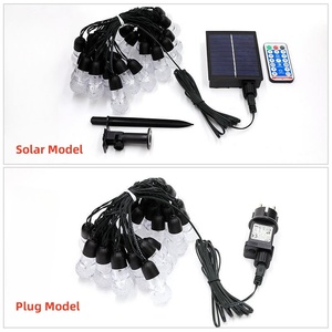 Chất Lượng Cao Ip65 Ngoài Trời Năng Lượng Mặt Trời Bong Bóng Bóng Chuỗi Đèn Không Thấm Nước LED Cổ Tích Trang Trí Đèn Số Lượng Lớn Nhựa Cho Kỳ Nghỉ Đảng - Product Image 2