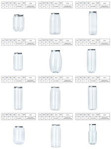 Tốt nhất người bán C3 250 ml 55*90 mét trong suốt Pet nhựa có thể có nắp đậy cho nước giải khát nhôm Bìa - Product Image 6