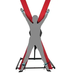 Groot kruisvormig bondage seksmeubilair, positiehulp, BDSM erotische seksbeugels, handboeien, rollenspel, seksframe voor koppels. - Product Image 1