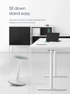 Moderne Mechanische Schommelstoel Verstelbare Ergonomische Actieve Balans Bureau Wobble Kruk - Product Image 2