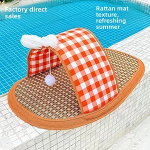 Summer Pet <b>Cooling</b> Mat Rattan <b>Dog</b> Bed <b>Cooling</b> <b>Pad</b> <b>for</b> <b>Dogs</b> Cats Breathable Pet Sleeping Mat - Product Image 3