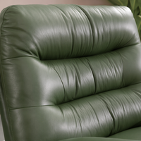 Moderner Elektrischer Relaxsessel mit Dreh- und Schaukelfunktion, Handyhalterung, USB-Ladeanschluss, Luxuriöser Leder-Loungesessel