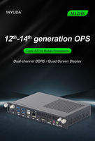 Lecteur OPS compact pour la signalisation numérique, la salle de réunion et l'éducation, Intel I7 12th Gen 4K Output HD DP