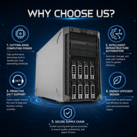 Servidor Dell T640 al Mejor Precio, Torre, 14G, Doble Socket, Intel Xeon Escalable, 24 Ranuras DIMM DDR4, Intercambio en Caliente, Servidor Empresarial
