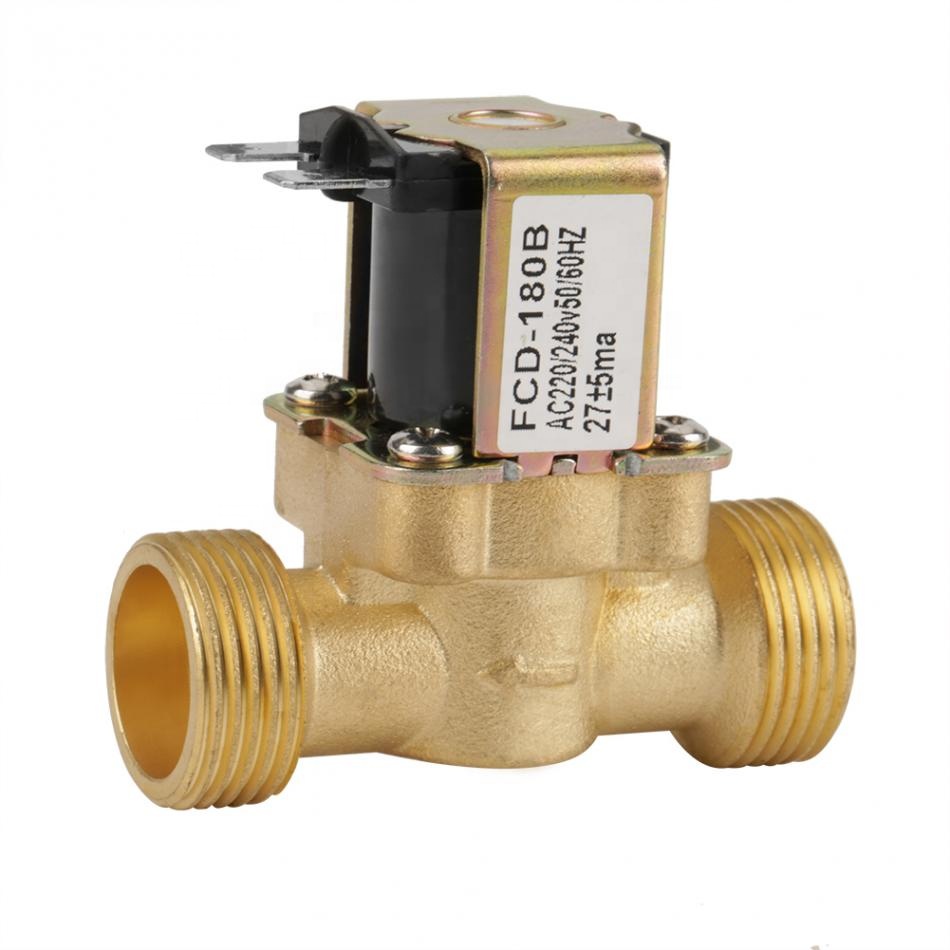 240V G1 solenoid valve AC220 2 inch NC brass solenoid valve Normally closed water inlet valve 0.02-0.8 MPa class E insulation class solenoid valve Solenoid valve