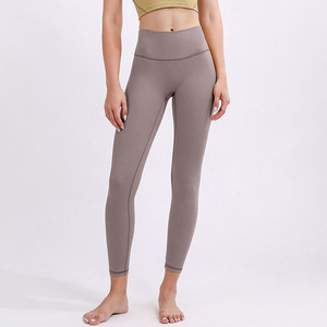 Leggings de Yoga Sólidos para Mujer, Cintura Alta, Nailon, Pantalones Deportivos de Yoga, Fabricante, Leggings para Gimnasio, Fitness y Entrenamiento - Product Image 2