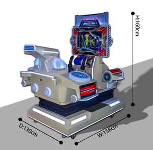 Machine de jeu d'arcade de course à monnayeur pour intérieur, simulateur de conduite d'avion, console de compétition, machine de divertissement pour enfants - Product Image 2