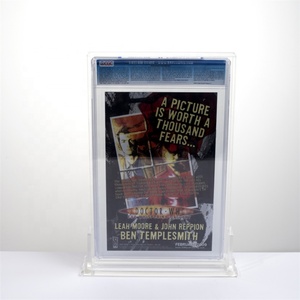 Premium Wholesale Customized Luxury Desktop Clear Acrylic Comic Book <b>Display</b> <b>Cases</b> Comic Book <b>Display</b> Stand With Base - Product Image 6