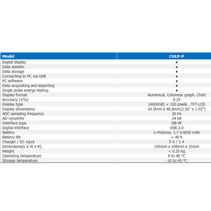 Medidor de Potencia Láser Universal Versión Profesional con Pantalla Digital, Estadísticas de Datos y Almacenamiento de Datos, Piezas para Equipos Láser - Product Image 2