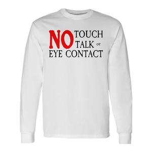 เสื้อยืดแขนยาวลายสุนัขช่วยเหลือ ห้ามสัมผัส ห้ามมอง - Product Image 1