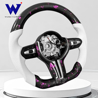 Convient pour BMW F1M3 M4 M5 M6 F10 F15 F20 F22 F25 F30 F31 F32 F36 F80 F81 E70 E90 X1 X3 X4 X5, fibre de carbone forgée florale violette