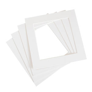 Prédécoupé 6x8 8x10 pouces Matboard <span class=keywords><strong>Passepartout</strong></span> couleur verte prédécoupé 4x6 pouces montage noir blanc tapis pour cadre Photo - Product Image 5