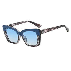 Kedun <b>Square</b> Color Block UV400 Polarized Women Sunglasses Fashion Sun Protection Street Style High-end European American Trend - Product Image 1