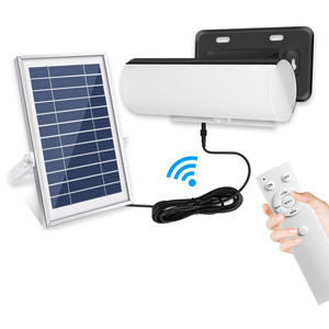 Nouvelle lampe solaire 2024, 2700K/4500K/6000K, dimmable, intérieur/extérieur, lampe solaire LED avec télécommande, étanche IP65, projecteur solaire - Product Image 1