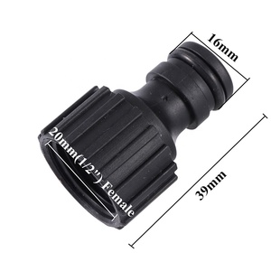 Adaptateur de robinet de réparation de <span class=keywords><strong>tuyau</strong></span> d'irrigation en plastique femelle de 1/2 pouce, <span class=keywords><strong>raccord</strong></span> de <span class=keywords><strong>tuyau</strong></span> d'<span class=keywords><strong>arrosage</strong></span> de jardin - Product Image 2