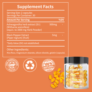 OEM <span class=keywords><strong>Natural</strong></span> L-tirosina Vitaminas B12 Schisandra Ashwagandha Cápsulas Tiroides Soporte Inmunidad Soporte 60/90/120 Count - Product Image 2