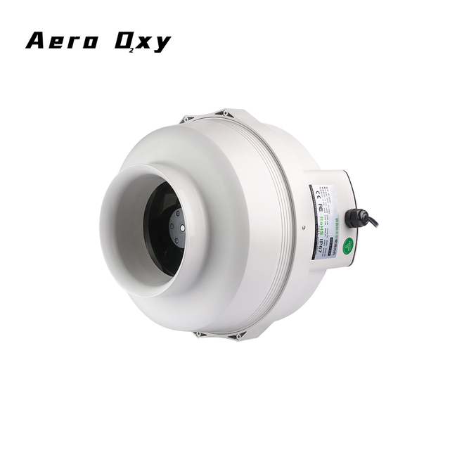 High Velocity Powerfan 12 Inch Plastic IP65 1440 CFM Low Noise Centrifugal Extraction Fan for Workshop Confined Space