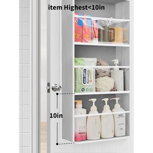 Organizador para colgar sobre la puerta con 5 compartimentos y ventanas transparentes para guardar juguetes de bebé y artículos esenciales para niños - Product Image 4