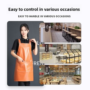 Tablier professionnel pour hôtel et <span class=keywords><strong>restaurant</strong></span>, idéal pour la cuisine et le personnel <span class=keywords><strong>de</strong></span> service, vêtement <span class=keywords><strong>de</strong></span> travail pour l'hôtellerie, adapté à la restauration - Product Image 2