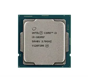 工厂价格最高质量的最新cpu i3-10105F处理器6m高速缓存高达4.40 GHz cpu