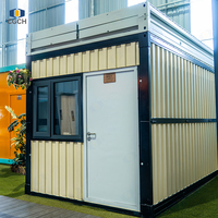 Maison préfabriquée modulaire CGCH, livraison gratuite pour l'Amérique du Sud, conteneur de bureau de 20 pieds, maison conteneur pliable X