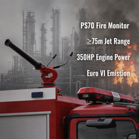 Nouveau camion-citerne à eau diesel 350 CV Euro 6 8x4, capacité de 25 000 litres, avec moniteur PS70 pour la lutte contre les incendies d'urgence