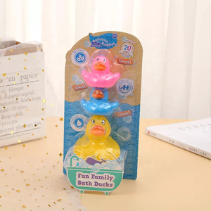 Jouets de bain de bébé de plage durables de haute qualité canards flottants éclaboussures jouets canard - Product Image 6