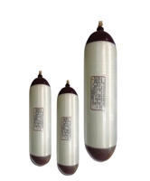 Bouteilles de gaz CNG haute pression d'occasion, enveloppées de matériaux composites en fibre, pour réservoirs de stockage de gaz automobile