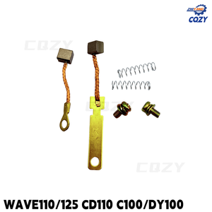 แปรงถ่านสำหรับมอเตอร์ CD110 WAVE110 <span class=keywords><strong>WAVE125</strong></span>อุปกรณ์เสริมมอเตอร์ไซค์จากประเทศไทยแปรงถ่านสำหรับ W110พื้นฐาน/125ชิ้น - Product Image 4