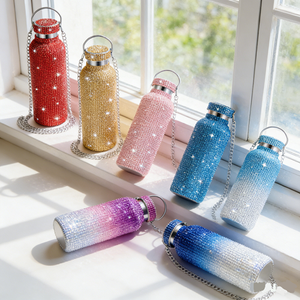 กระติกน้ำสแตนเลส 304 แบบมีไฟกระพริบ สำหรับสาวๆ ของขวัญเปิดเทอม - Product Image 6