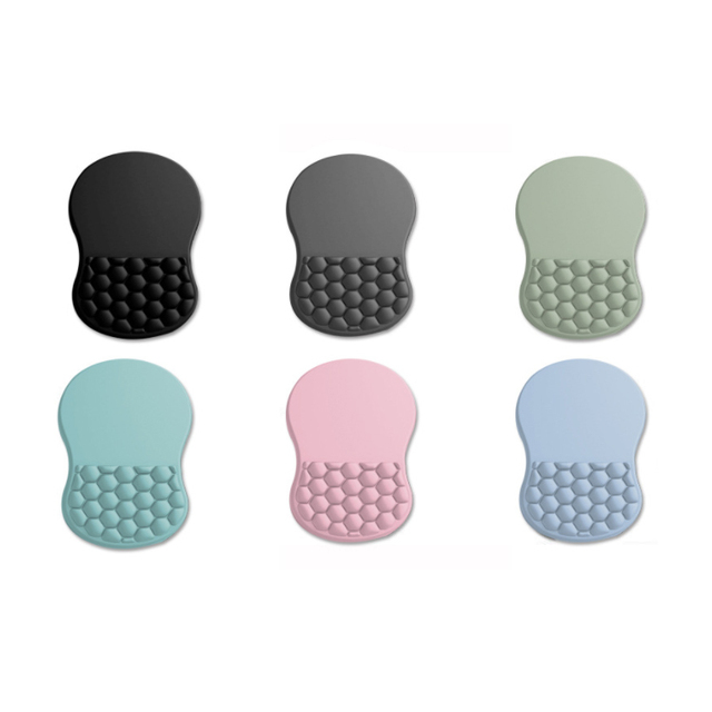 OEM Custom Wholesale Ergonomic Comfortable Wrist Rest Wrist Support Mouse Pad Memory Foam PU Base Graduation Back School