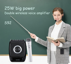Microphone sans fil Bluetooth portable Shidu Original pour enseignants, amplificateur vocal mini et haut-parleur audio pour professeurs - Product Image 3